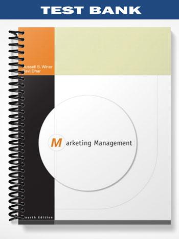 Test Bank for Marketing Management 4th Edition by Winer