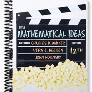Test Bank for Mathematical Ideas 12th Edition by Miller