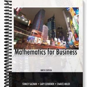 Test Bank for Mathematics for Business 9th Edition by Salzman