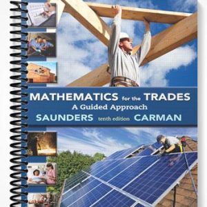 Test Bank for Mathematics for the Trades A Guided Approach 10th Edition by Carman