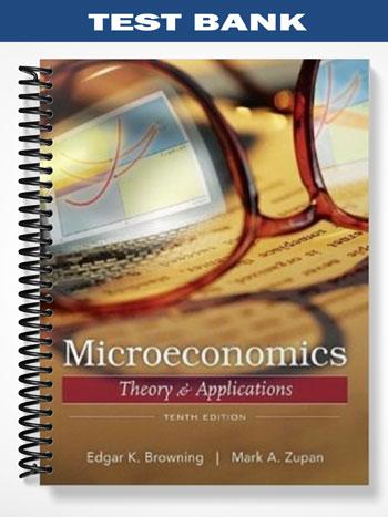 Test Bank for Microeconomic Theory & Applications 10th Edition by Browning
