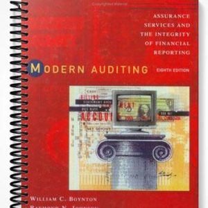 Test Bank for Modern Auditing Assurance Services and the Integrity of Financial Reporting 8th Edition by Boynton