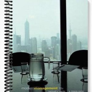 Test Bank for Modern Management 10th Edition by Certo