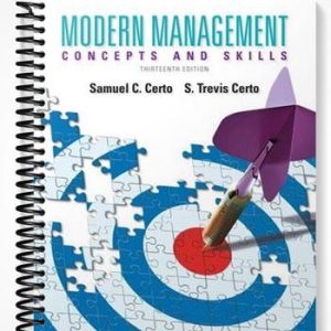 Test Bank for Modern Management 13th Edition by Certo