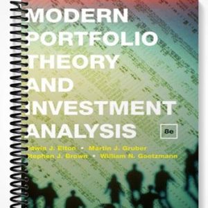 Test Bank for Modern Portfolio Theory and Investment Analysis 8th Edition by Elton