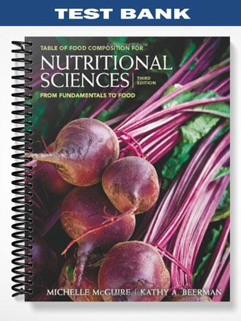 Test Bank for Nutritional Sciences From Fundamentals to Food 3rd Edition by Shelley