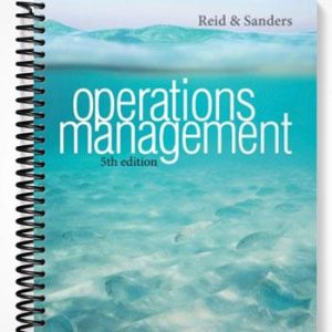 Test Bank for Operations Management 5th Edition by Reid