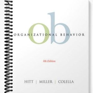 Test Bank for Organizational Behavior 4th Edition by Hitt