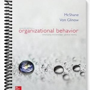 Test Bank for Organizational Behavior Emerging Knowledge Global Reality 7th Edition by McShane