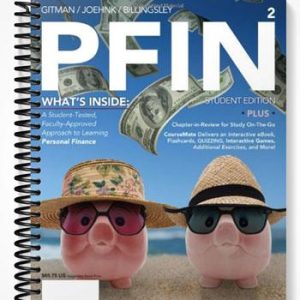 Test Bank for PFIN2 2nd Edition by Gitman