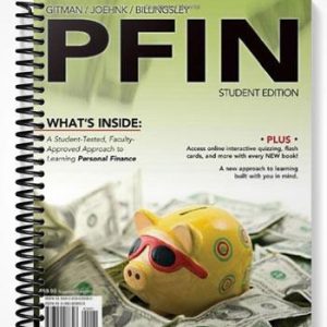 Test Bank for PFIN 2010 1st Edition by Gitman