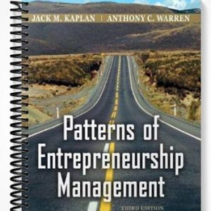 Test Bank for Patterns of Entrepreneurship Management 3rd Edition by Kaplan