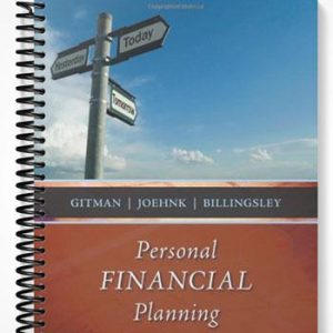 Test Bank for Personal Financial Planning 12th Edition by Gitman