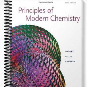 Test Bank for Principles of Modern Chemistry 6th Edition by Oxtoby