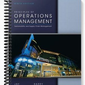 Test Bank for Principles of Operations Management 9th Edition by Heizer