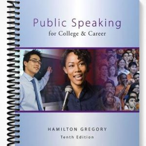 Test Bank for Public Speaking for College and Career 10th Edition by Gregory