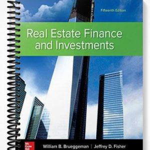 Test Bank for Real Estate Finance & Investments 15th Edition by Brueggeman