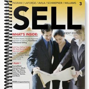 Test Bank for SELL 3rd Edition by Ingram