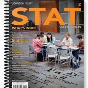 Test Bank for STAT 2 2nd Edition by Johnson