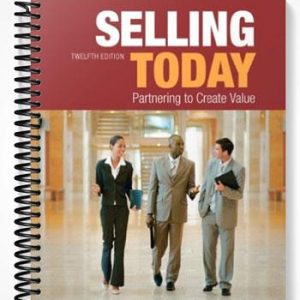 Test Bank for Selling Today 12th Edition by Manning