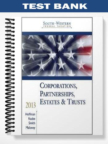 Test Bank for South-Western Federal Taxation 2013 Individual Income Taxes 36th Edition by Hoffman