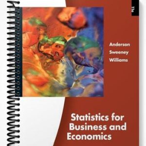 Test Bank for Statistics for Business and Economics 11th Edition by Anderson