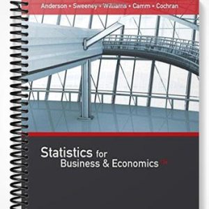 Test Bank for Statistics for Business and Economics 13th Edition by Anderson