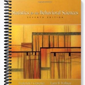 Test Bank for Statistics for the Behavioral Sciences 7th Edition by Gravetter