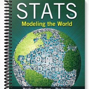 Test Bank for Stats Modeling the World 4th Edition by Bock