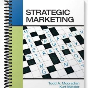 Test Bank for Strategic Marketing 1st Edition by Mooradian