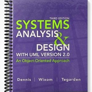 Test Bank for Systems Analysis and Design with UML 3rd Edition by Dennis