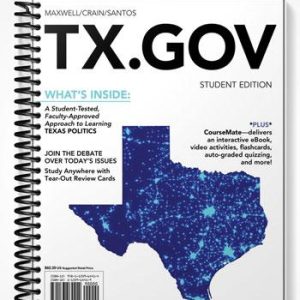 Test Bank for TX GOV 1st Edition by Maxwell
