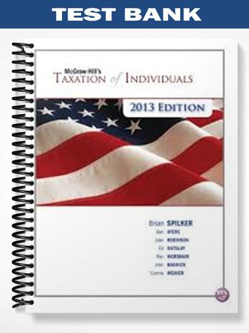 Test Bank for Taxation of Business Entities 4th Edition by Spilker