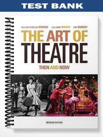 Test Bank for The Art of Theatre Then and Now 2nd Edition by Downs