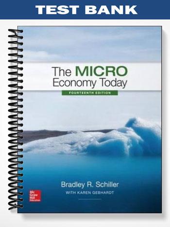 Test Bank for The Micro Economy Today 14th Edition by Schiller