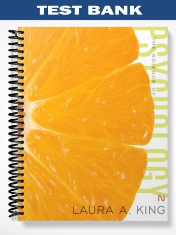 Test Bank for The Science of Psychology An Appreciative View 2nd Edition by King