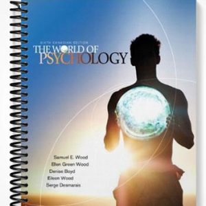 Test Bank for The World of Psychology 6th Edition by Wood