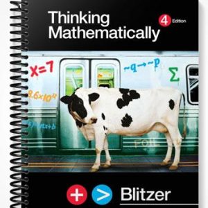 Test Bank for Thinking Mathematically 4th Edition by Blitzer