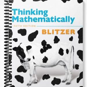 Test Bank for Thinking Mathematically 5th Edition by Blitzer