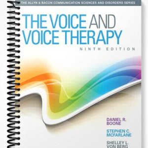 Test Bank for Voice and Voice Therapy 9th Edition by Boone