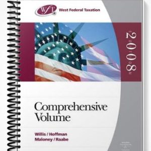 Test Bank for West Federal Taxation 2008 Comprehensive Volume 31st Edition by Willis