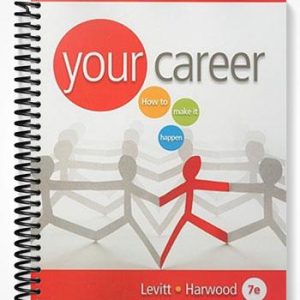 Test Bank for Your Career How to Make it Happen 7th Edition by Julie Griffin Levitt